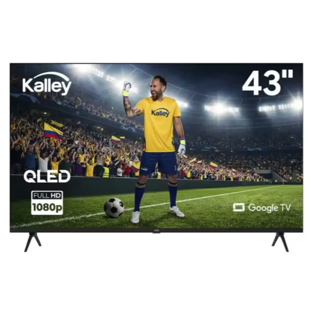 Televisor Kalley 43" FHD QLED Google TV color .