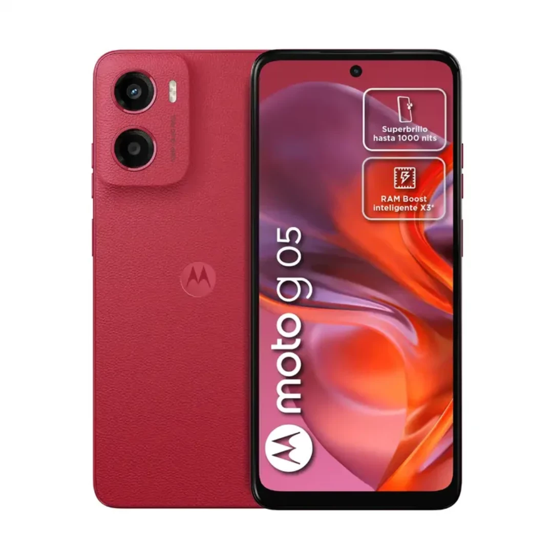 Moto G05 256GB 4GB RAM color Rojo