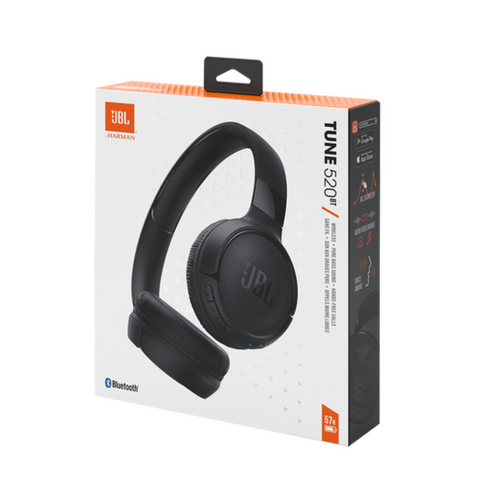 Audífonos Diadema Bluetooth JBL Tune 520BT Negro – JBL nuevo y original