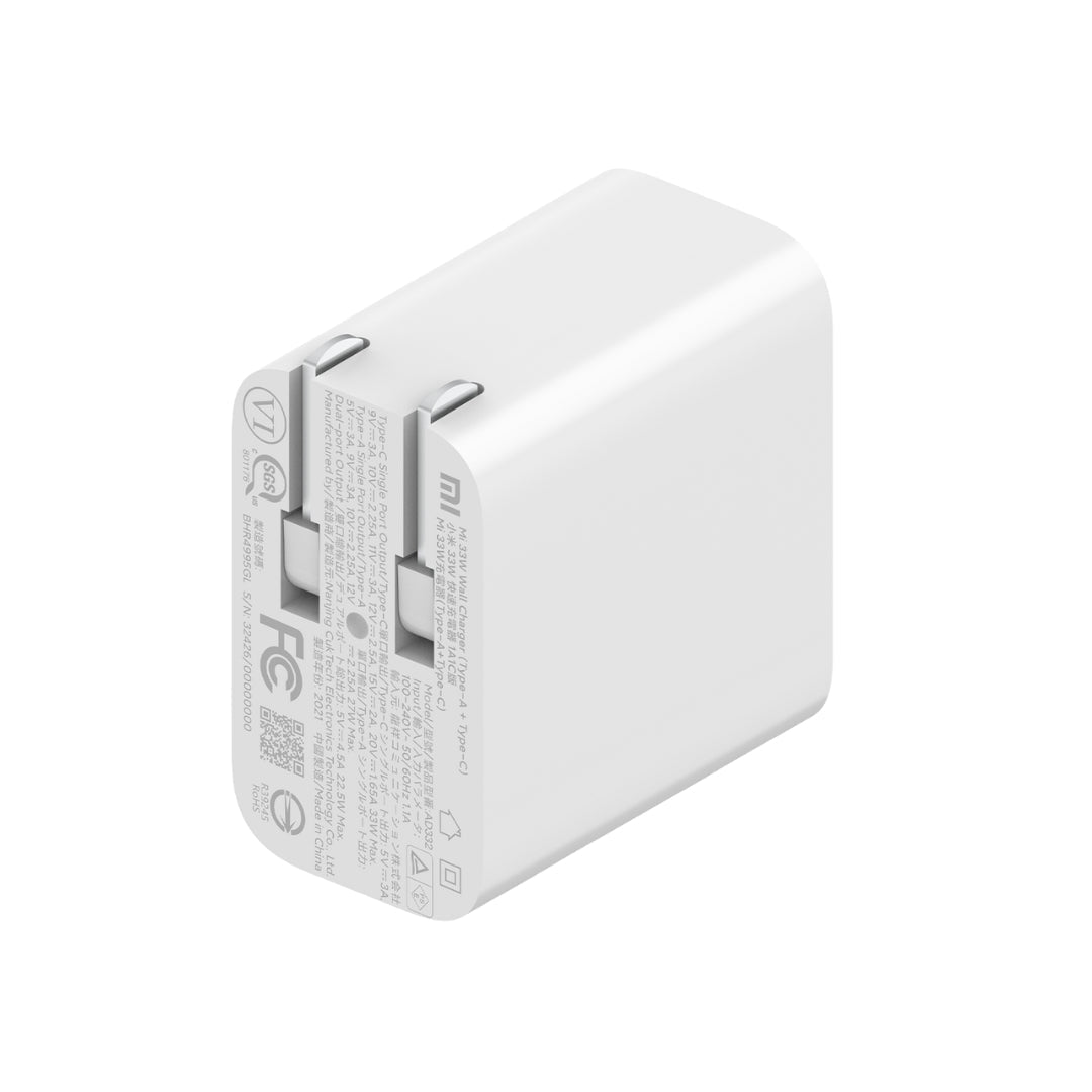 Cargador Xiaomi 33W Combo (Type A + Tipo C) – vista 2