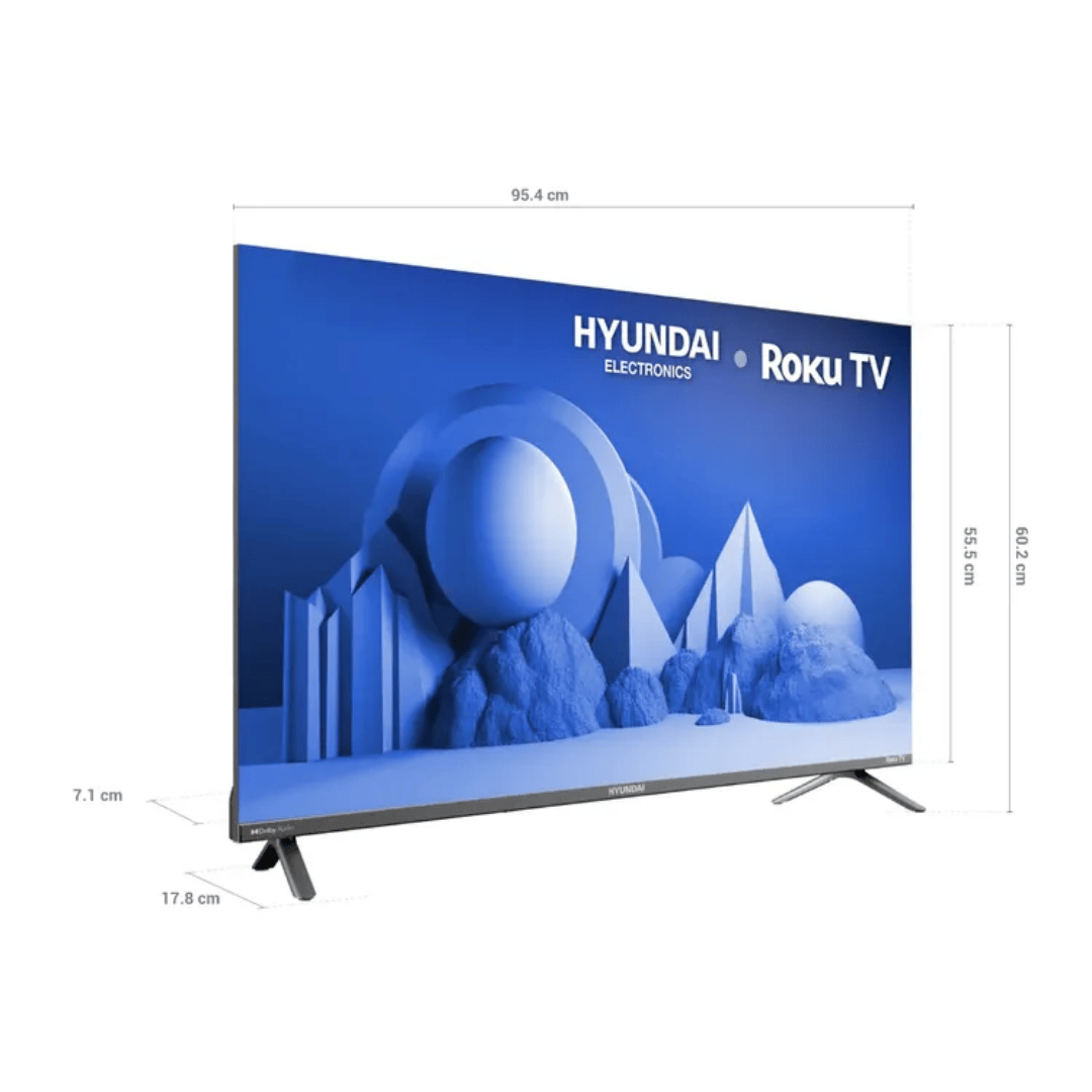 Televisor Hyundai LED Smart TV 43” FHD Roku TV – vista 2