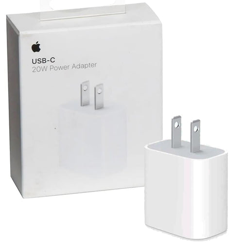 Adaptador Original Apple Tipo C 20W (Cargador sin Cable) color Único